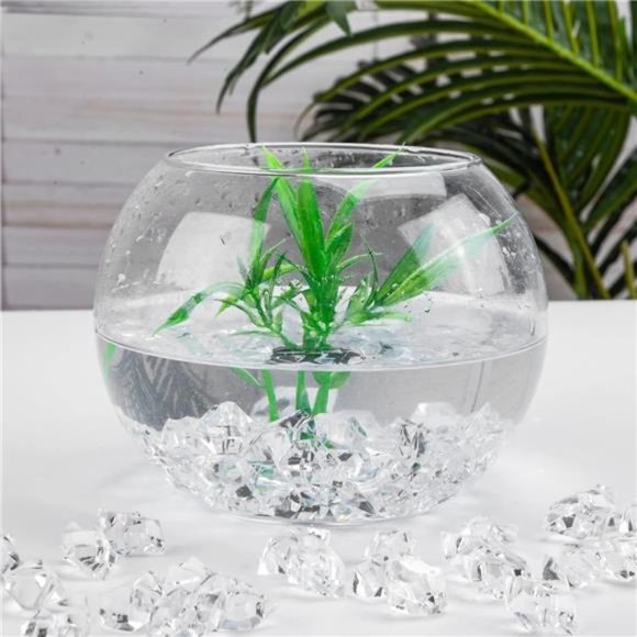 1000PCS Fake Ice Rocks, Acrylic Ice CubesClear Rocks Fake Diamonds Clear Acrylic - Picture 4 of 7